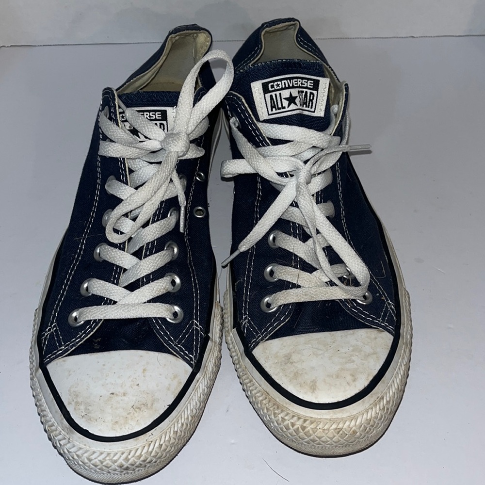 Converse Chuck Taylor All Star Ox Sneakers Unisex M 11 W 13 Navy Low Top M9697